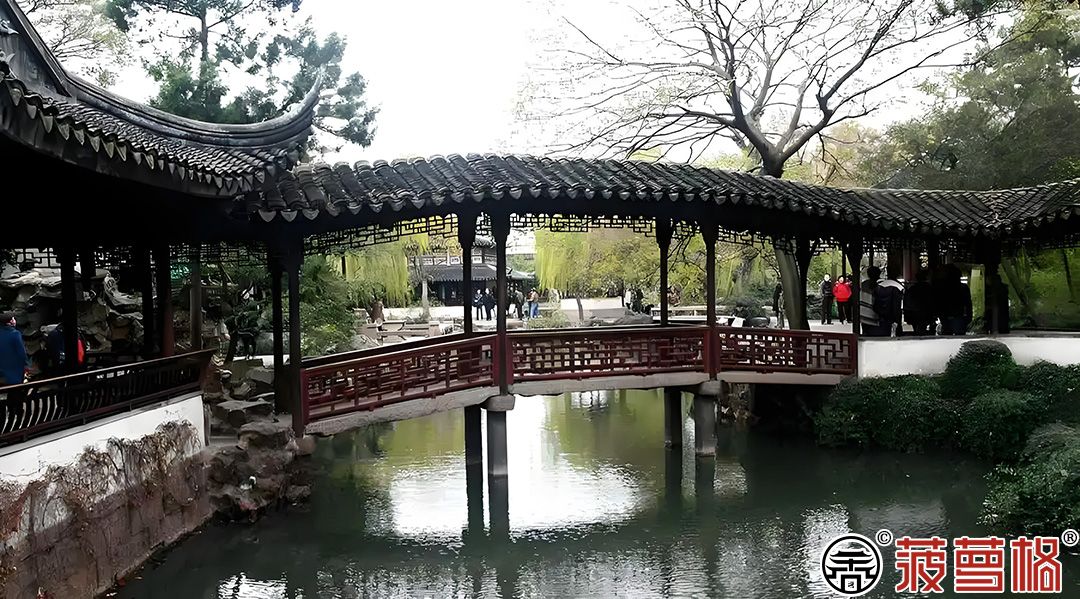复廊桥亭装饰之美，传统与现代的完美融合